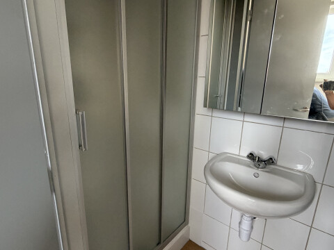douche en lavabo
